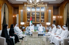 حمدان بن زايد يستقبل وفد مجموعة موانئ أبوظبي ويطلع على مستجدات تطوير البنية التحتية البحرية في الظفرة
