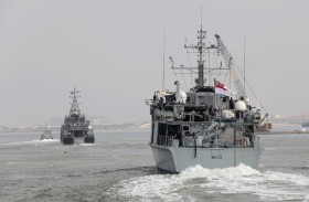 وصول الدفعة الأولى من السفن البحرية المشاركة في معرض نافدكس 2023