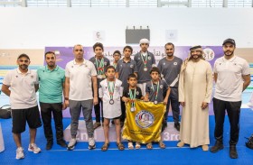 نادي مليحة يحصد 12 ميدالية في بطولة مجلس الشارقة الرياضي بنادي المُدام