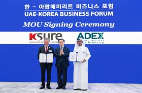 مكتب أبوظبي للصادرات يوقع اتفاقية مع شركة كوريا للتأمين التجاري لتحفيز التجارة بين الجانبين