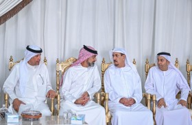 عمار النعيمي يُقدّم واجب العزاء في وفاة محمد سلطان الشامسي