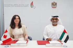الإمارات وكندا تتفقان على تعزيز العلاقات الثنائية في مجال النقل الجوي