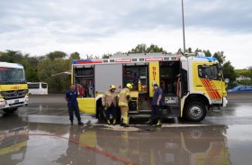 جهود كبيرة لفرق العمل الميدانية برأس الخيمة لتعاملها الناجح مع المنخفض والحد من تأثيراته