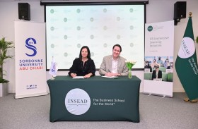 جامعة السوربون أبوظبي توقع مذكرة تفاهم مع إنسياد