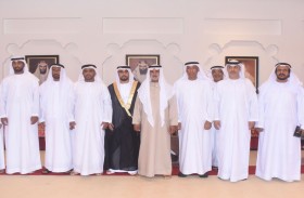 نهيان بن مبارك يحضر أفراح الظاهري والشامسي