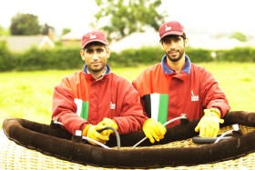 فريق منطاد الإمارات يطلق منطاد UAE 1 من عاصمة السلام أبوظبي إلى العالم 