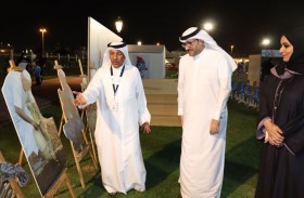 مجلس أولياء أمور الطلبة والطالبات في  دبا الحصن يشارك بمعرض تراثي في مهرجان ضواحي 10