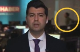 انقطع البث بعد موقف صادم خلف المذيع