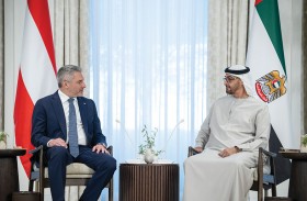 رئيس الدولة ومستشار النمسا يبحثان العلاقات الثنائية والقضايا الإقليمية والدولية 