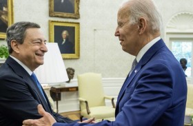 دراغي وبايدن يعلنان من واشنطن وحدتهما في مواجهة روسيا