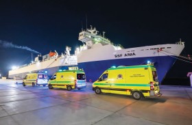 المستشفى الإماراتي العائم في العريش يستقبل 7 حالات جديدة من قطاع غزة