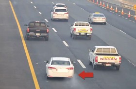 شرطة أبوظبي تدعو السائقين للتأكد من سلامة إطارات مركباتهم