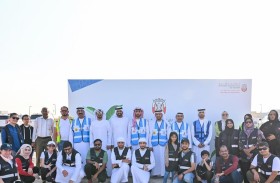 بلدية مدينة أبوظبي تشارك في زراعة 500 شتلة غاف في منطقة الفلاح