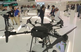 إنترناشونال جولدن جروب تعرض الطائرات المسيرة بأنواع وقدرات مختلفة آيدكس