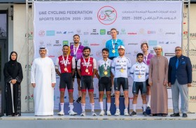 دراج شباب الأهلي يتوج بلقب سباق الحديريات في أبوظبي