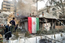 قصف إسرائيلي يدمر القنصلية الإيرانية في دمشـق ويقتـل عـدداً من الحرس الثوري 