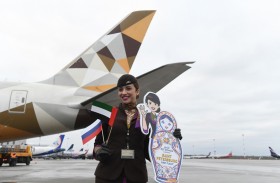«الاتحاد للطيران» تطلق اولى رحلاتها بين أبوظبي وسانت بطرسبرغ