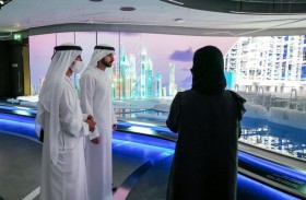حمدان بن محمد يزور جناح دي بي ورلد في إكسبو 2020 دبي