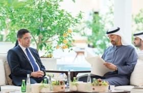 رئيس الدولة يتسلم رسالة خطية من محمد السادس خلال استقباله وزير الشؤون الخارجية المغربي