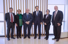 أمين عام حكماء المسلمين ورئيس مجلس الشيوخ الكندي يناقشان دور الشباب وحوار الأديان في نشر قيم السلام