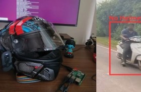 هندي يحوّل خوذته لـ«رادار» لملاحقة المخالفين 