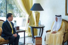 سعود بن صقر يستقبل سفير تايلاند