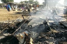 20 قتيلاً في انفجار عبوة ناسفة شمال شرق نيجيريا 