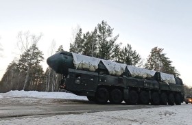 قوات الصواريخ النووية الروسية تجري تدريبات في سيبيريا 