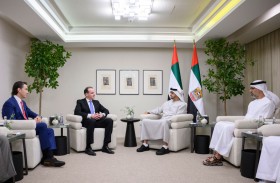 رئيس الدولة يلتقي المنسق الأميركي لمنطقة الشرق الأوسط وشمال أفريقيا ويبحثان العلاقات الاستراتيجية بين البلدين