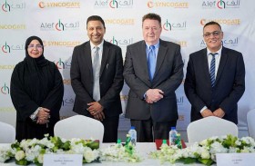 تعاون بين ألف للتعليم وSyncogate Edtech العالمية 