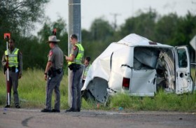 عشرة قتلى في حادث شاحنة صغيرة في تكساس 