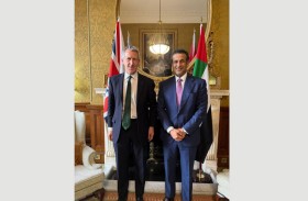 سعيد الهاجري يبحث مع وزير الدولة لشؤون الأمن البريطاني تعزيز الشراكة في مجال مكافحة التدفقات المالية غير المشروعة