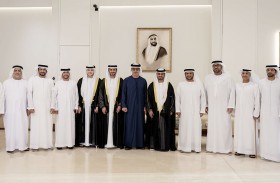 هزاع بن زايد يحضر أفراح الصيعري في أبوظبي