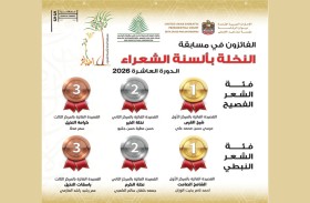 إعلان أسماء الفائزين بمسابقة «النخلة بألسنة الشعراء» بدورتها العاشرة 2026