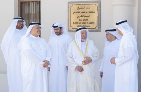 سلطان القاسمي يتفقد عدداً من المشروعات الثقافية في منطقة قلب الشارقة
