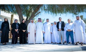 عمار النعيمي يفتتح سوق مشيرف في عجمان بحلته الجديدة