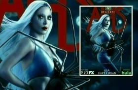 كيم كارداشيان بمكياج مرعب 