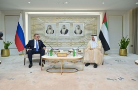 صقر غباش يستقبل رئيس مجموعة لجنة الصداقة البرلمانية الروسية مع الإمارات