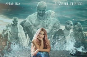 شاكيرا «حورية البحر» في أولى أغنياتها مع مانويل توريزو