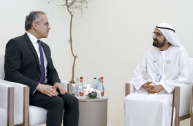 محمد بن راشد يلتقي المدير العام لمنظمة الأمم المتحدة للتربية والعلم والثقافة «اليونسكو»