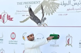 كأس رئيس الدولة للصيد بالصقور «البنتلي» يحلق ب «رمز» العامة المفتوح للجير تبع - فرخ