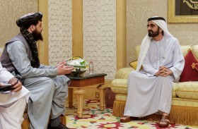 محمد بن راشد يستقبل وزير الدفاع الأفغاني بالإنابة 