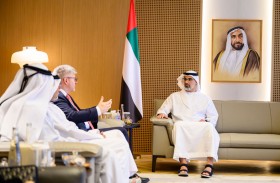 خالد بن محمد بن زايد يلتقي الأمين العام لمنظمة الطيران المدني الدولي (الإيكاو)