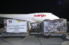 الإمارات ترسل طائرة تحمل 1640 مولد طاقة منزلية مساعدة للمدنيين الإوكرانيين