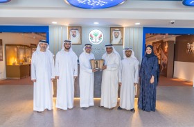 الشيخ فاهم القاسمي يزور هيئة الشارقة للآثار