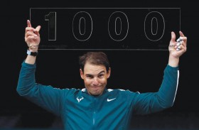 الفوز الألف لنادال وشفارتسمان يقترب من بطولة الماسترز 