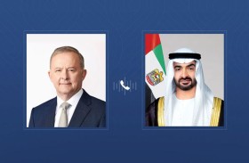 رئيس الدولة ورئيس الوزراء الأسترالي يبحثان هاتفياً التطورات في المنطقة وتداعياتها على أمنها واستقرارها