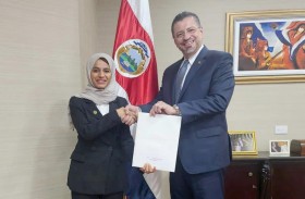 رئيس الدولة يبعث رسالة خطية إلى الرئيس الكوستاريكي 