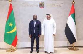 وزير العدل يبحث تعزيز التعاون القضائي مع نظيره الموريتاني