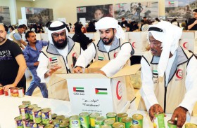 الإمارات تواصل فعاليات حملة «تراحم من أجل غزة» لإغاثة الشعب الفلسطيني